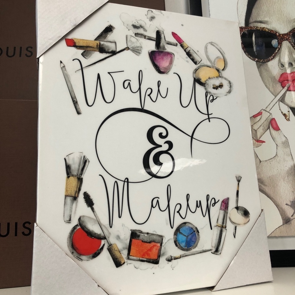 Wake Up & Make Up - Wall Art - Picture 2 of 5